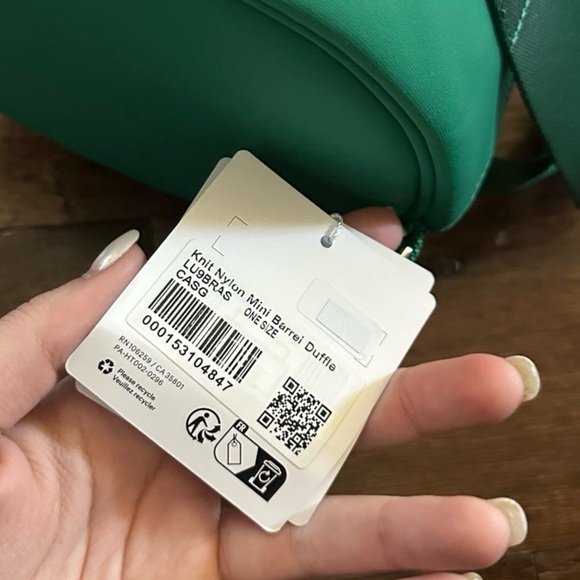 Lululemon- Nylon Mini Barrel Duffle Bag 5L-Cascadia Green -NWT - Picture 7 of 14